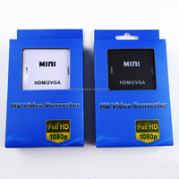 Usine Mini 1080P transmetteur de Signal Audio vidéo HD vers VGA convertisseur pour PC portable HD TV projecteur HDTV2VGA adaptateur accessoires