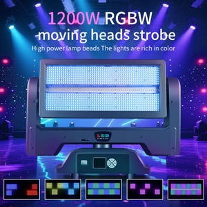 Luz Estroboscópica LED de 1200w con Atenuación Lineal, Luz Móvil para Conciertos y Discotecas - Product Image 6