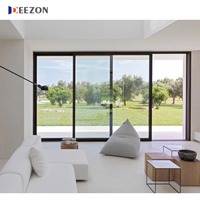 Puertas Corredizas Sin Rieles DEEZON, Modernas, de Aluminio, con Paneles de Vidrio Sin Marco, Insonorizadas, para Interiores de Oficina