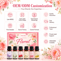 Ensemble d'huiles parfumées florales de haute qualité pour diffuseur, humidificateur, huiles d'aromathérapie pour la fabrication de bougies, de bains et de parfums