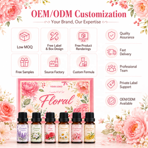 Ensemble d'huiles parfumées florales de haute qualité pour diffuseur, humidificateur, huiles d'aromathérapie pour la fabrication de bougies, de bains <span class=keywords><strong>et</strong></span> de parfums - Product Image 5