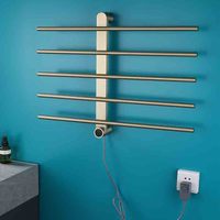 Sèche-serviettes intelligent en acier inoxydable 304, fonction de séchage rapide, sèche-serviettes mural, chauffe-serviettes pour hôtel, salle de bain moderne, usage domestique