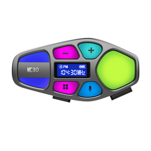 Casco de Moto K30 con Luz LED Colorida, Sonido Estéreo 3D, Voz AI, Impermeable, Larga Duración y Reducción de Ruido - Product Image 1