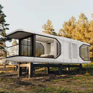 Vendita di fabbrica di alta qualità prefabbricata casa spazio capsula Hotel contenitore altre case prefabbricate casa Mobile contenitore per la vendita