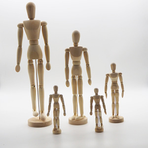 Mannequin en bois articulé réglable de 30 cm (12 pouces) pour artistes, <span class=keywords><strong>dessin</strong></span>, modèle masculin et féminin - Product Image 4