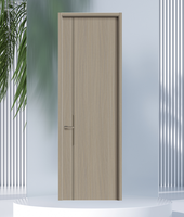Portes intérieures préfabriquées en bois massif personnalisables avec isolation thermique, design chinois, style ferme, fabriquées en usine à Guangdong