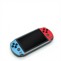 Console de jeu rétro portable X7 de 4,3 pouces, console de jeu rétro miniature de 8 Go, console de jeu de poche, lecteur de jeux portable, PC portable