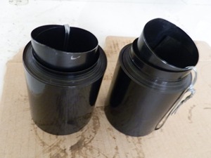 Personalizza coperture telescopiche a soffietto con scudo di protezione CNC conico coperture in acciaio per molle - Product Image 3