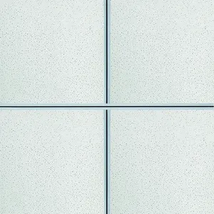 Ceiling Board 600x600x15mm Thickness Acoustic Ceiling Tile Use In Hospitals Sound-absorbing Mineral Fiber Graphic Design Square