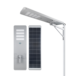 ไฟถนนโซลาร์เซลล์แบบรวม 100W กันน้ำ IP65 ตัวเรือนอะลูมิเนียมหล่อขึ้นรูป ไฟ LED สำหรับภายนอกอาคาร แสงสว่าง 6000K ให้การมองเห็นสูง 3 - Product Image 4
