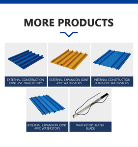 Tamanho Personalizado Waterstops De Borracha De PVC Para Impermeabilização Juntas De Concreto Paredes Para Espaços Ao Ar Livre - Product Image 4