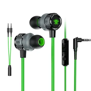 PLEXTONE del Trasduttore Auricolare 3.5mm in-ear auricolare di Gioco per cellulare con metallo Bass e Microfono per il vecchio iphone e android