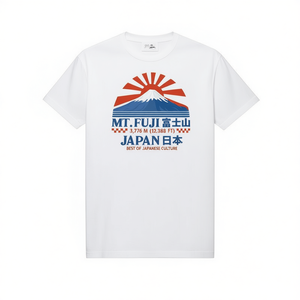 Vintage Japan Mt Fuji T-Shirt White Unisex Cultural <b>Gift</b> <b>Set</b> - Product Image 2