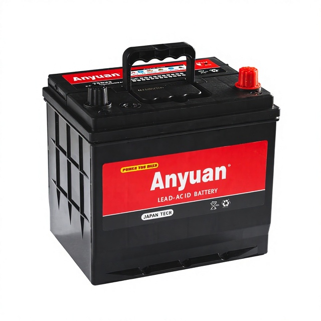 New Anyuan 55D23 12V 55Ah 520CCA JIS Maintenance Free Lead Acid Starter Battery for Japanese Cars