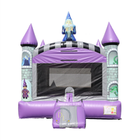 Château gonflable en PVC certifié CE, personnalisable, adapté aux tout-petits, idéal pour les fêtes sur le thème des crayons – Vente en gros