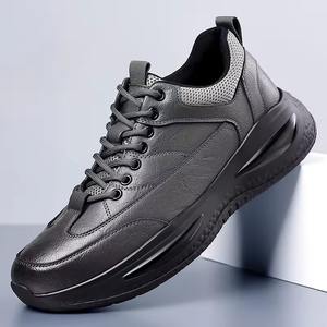 Nouvelles chaussures de sport décontractées pour hommes, à la mode, avec lacets, baskets pour hommes, chaussures en cuir pour hommes - Product Image 3