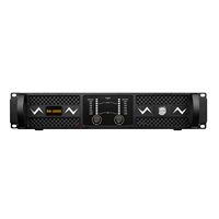 Amplificador de Potencia Digital Clase D Profesional de Alta Potencia de 2 Canales Serie RS 2U, Montable en Rack, para Sistemas de Sonido PA, DJ y KTV