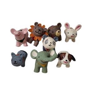 Autocollant 3D pour réfrigérateur, simulation d'animaux, autocollant créatif pour réfrigérateur, cochon, chiot, en résine - Product Image 5