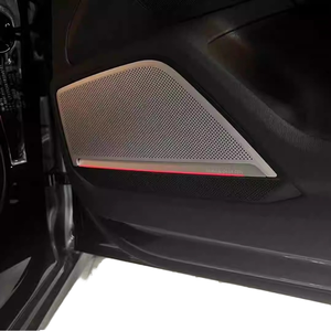 B&amp;O Style Illuminated Metal <strong>Speaker</strong> Grille for <strong>Audi</strong> A6L A7L Q5L Q7 Q8 Multi-Color Ambient Light Retrofit Kit - Product Image 1
