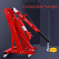 Grue de levage mobile pliable 2 tonnes 3 tonnes, grue de levage manuelle hydraulique pour atelier, autres véhicules et outils