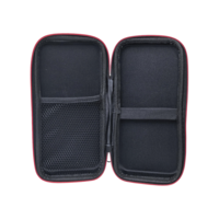 Sac de rangement personnalisable en EVA rigide avec fermeture éclair, étanche, antichoc, noir, pour appareils électroniques, câbles de données