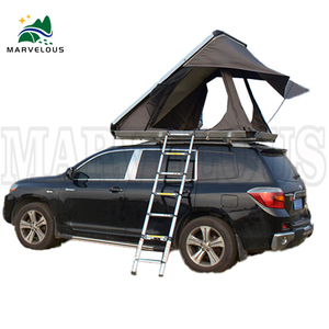 <span class=keywords><strong>Tente</strong></span> de toit triangulaire personnalisée en <span class=keywords><strong>2</strong></span> <span class=keywords><strong>minutes</strong></span>, facile à installer, <span class=keywords><strong>tente</strong></span> de voiture légère et étanche pour le camping et la randonnée - Product Image 1