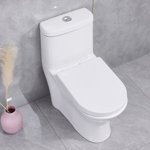 小さな家のための超クールなフラッシュ便座; 直接フラッシュセラミック家庭用節水サイレントサイフォン型便座 - Product Image 1