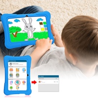 Tablette PRITOM K7 PRO HD 1024*600 pour enfants, éducation et jeux, avec étui anti-enfants, tablette Android pour enfants, PC 7 pouces, 2 Go + 16 Go, 0,3 + 2,0 MP