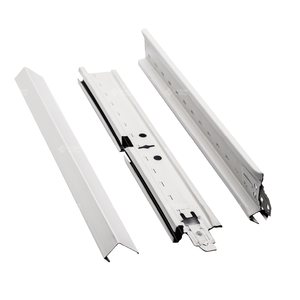 Panneau en fibres minérales alliage serrure ligne noire barre de suspension <span class=keywords><strong>faux</strong></span> <span class=keywords><strong>plafond</strong></span> en métal 15mm <span class=keywords><strong>plafond</strong></span> exposé grille en T <span class=keywords><strong>pour</strong></span> cadre en gypse - Product Image 3