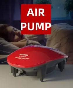 Bomba de Ar Eletromagnética JR Jeneca AP-8806 para Aquário, Tanque de Peixes, Lagos, Hidroponia e Biofloc com Acessórios de Oxigenação de Pedra - Product Image 6