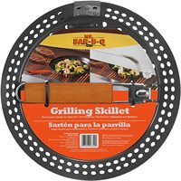 Poêle à frire antiadhésive en acier au carbone noir pour barbecue avec poignée pliante facile et panier en acier inoxydable plats de cuisson et casseroles