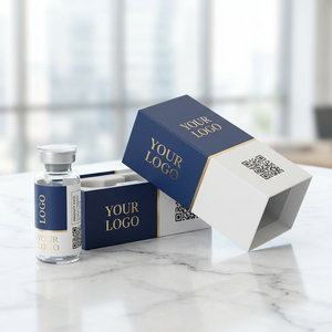 Etiquetas de Vinilo Personalizadas a Prueba de Agua con Código de Barras para Frascos de Vidrio Farmacéuticos de 10 ml con Impresión CMYK de Alta Calidad - Product Image 6