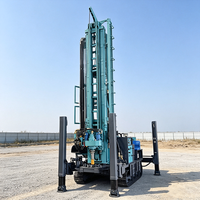 Foreuse pneumatique DTH MIKTON MKDQZ-350 pour puits d'eau, 350 m, sur chenilles, avec pompe à engrenages diesel, pour diverses formations géologiques complexes