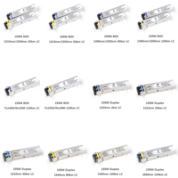 Módulo SFP YUNVO 1000BASE-SX 1.25G 850nm 550m Multimodo Dúplex LC Transceptor Óptico VCSEL DDM para Switch GLC-SX-MMD, 3 Años de Garantía