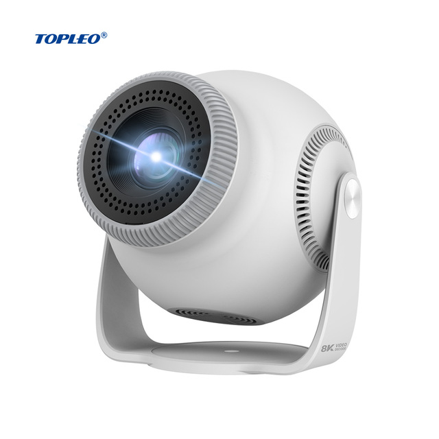 Topleo hd  Mini Projector Smart Portable Home Theater Android 14 8k 4k Video Projector Mini Proyectores