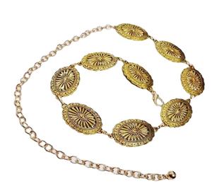 Kadınlar için özel ayarlanabilir Metal bel zincir kemer Cowgirl batı tarzı elbiseler ve kot için bel bağlantıları için zincir kemer s - Product Image 1