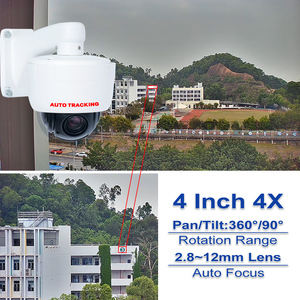 Caméra IP PTZ HD 4K Zoom optique 4X Caméra de vidéosurveillance <span class=keywords><strong>Sécurité</strong></span> à domicile Caméra de <span class=keywords><strong>sécurité</strong></span> dôme PTZ 4 pouces POE en option - Product Image 3