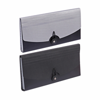 Foska Pochette de classement à boucle de taille A4 pour bureau/étudiant Pochette de classement à boucle en plastique