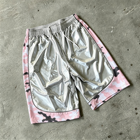 Shorts de basket-ball Bermuda 3/4 personnalisés OEM pour hommes, patchwork camouflage, cordon de serrage, décontractés, amples, pour la course à pied, streetwear, shorts de sport