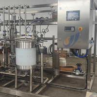 Machine de pasteurisation à plaque à haute température et à court cycle pour l'industrie laitière et jusique