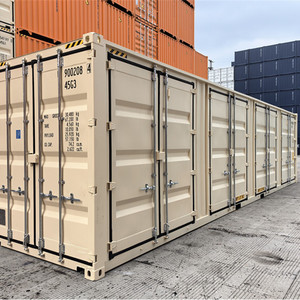 Mejor <span class=keywords><strong>precio</strong></span> Nuevo lado Puerta Abierta marítimo 40HC <span class=keywords><strong>contenedor</strong></span> de envío de acero seco fácil de cargar Puerto Tianjin Qingdao - Product Image 3