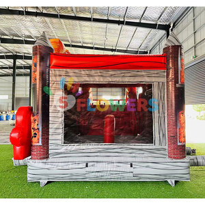 Grand château gonflable commercial extérieur de <span class=keywords><strong>camion</strong></span> de pompiers de zamek de dmuchany avec la glissière pour la <span class=keywords><strong>location</strong></span> de partie - Product Image 6