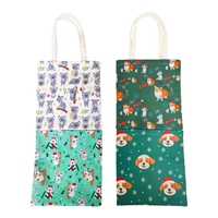 Sac fourre-tout en coton à grande capacité avec imprimé animal personnalisé, toile recyclable pour les voyages en plein air