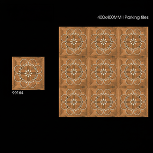 กระเบื้องปูพื้นภายนอกแบบวิทริฟายด์ ขนาด 40x40 ซม. 400x400 มม. 16x16 นิ้ว ผิวด้าน เกรดสำหรับลานจอดรถ ป้องกันการลื่น - Product Image 1