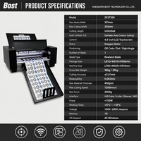 ZKST350 Desktop snijplotter dubbele rij wielen CCD automatische contour 330mm 1200mm/s 2000g WiFi 220V 1 jaar garantie 40kg sticker
