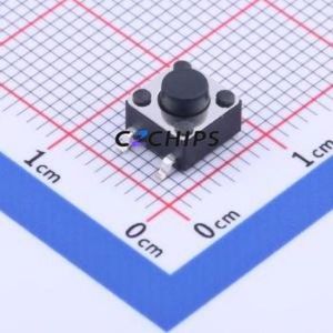 K2-6639SP-C3SC-04 Tactile Switch SMD,6x6mm Switch 1.8N Vertical Mount 6mm 6mm - Product Image 1