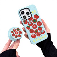 Coque de téléphone portable hybride double couche 2-en-1 personnalisée populaire à fond bleu pour iPhone Xs 11 12 13 14 15 16 17 Pro Max