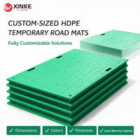 Tapis de sol en plastique haute densité HDPE, capacité de charge statique de 150 tonnes, support structurel pour les stabilisateurs de grues lourdes