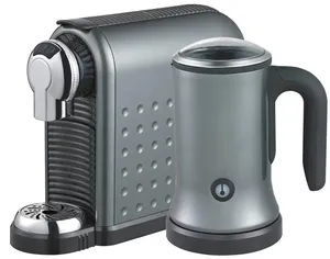 Machine à café électrique avec mousseur à lait <span class=keywords><strong>compatible</strong></span> avec capsules NES ou dosettes ESE pour la maison et le bureau - Product Image 5