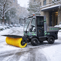 Balayeuse à neige électrique multifonctionnelle pour trottoirs d'aéroport, résistante au froid et très bien cotée